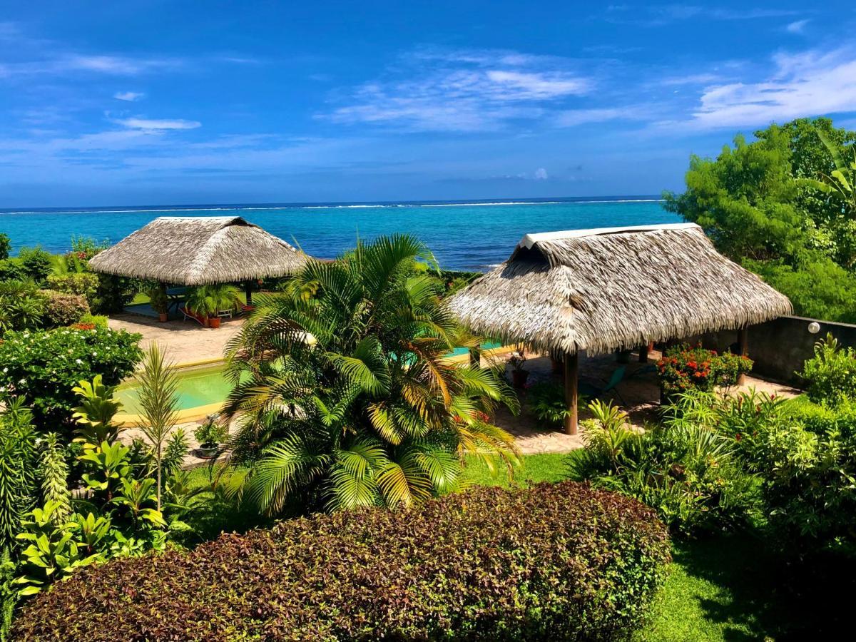 Superbe Bord De Mer, Acces Lagon Et Piscine Privee Paea Esterno foto