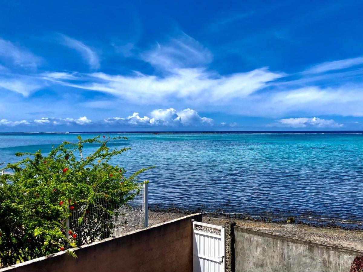 Superbe Bord De Mer, Acces Lagon Et Piscine Privee Paea Esterno foto