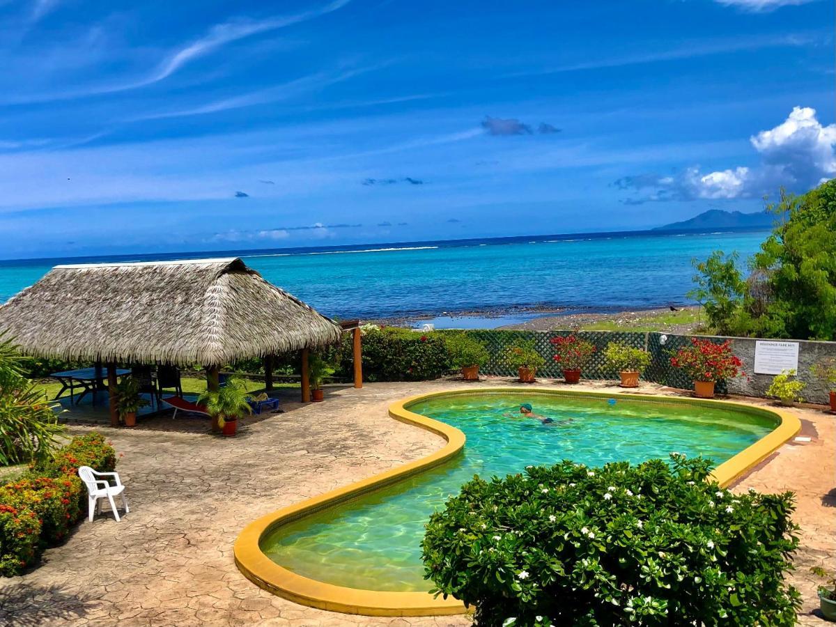 Superbe Bord De Mer, Acces Lagon Et Piscine Privee Paea Esterno foto