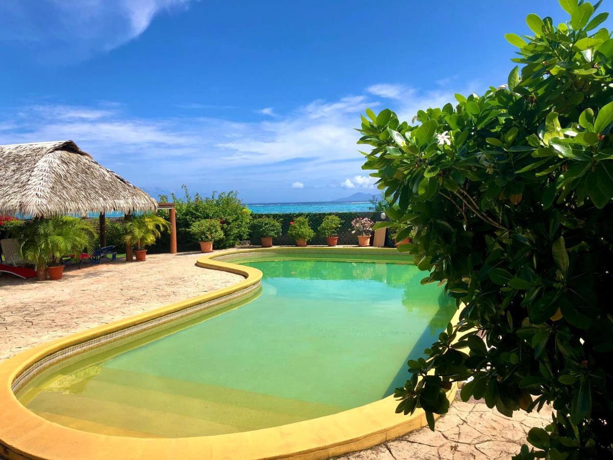 Superbe Bord De Mer, Acces Lagon Et Piscine Privee Paea Esterno foto