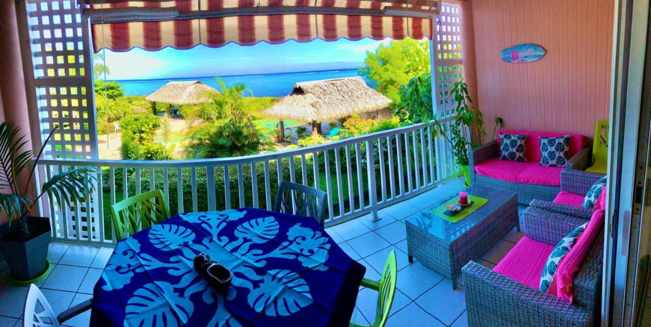 Superbe Bord De Mer, Acces Lagon Et Piscine Privee Paea Esterno foto