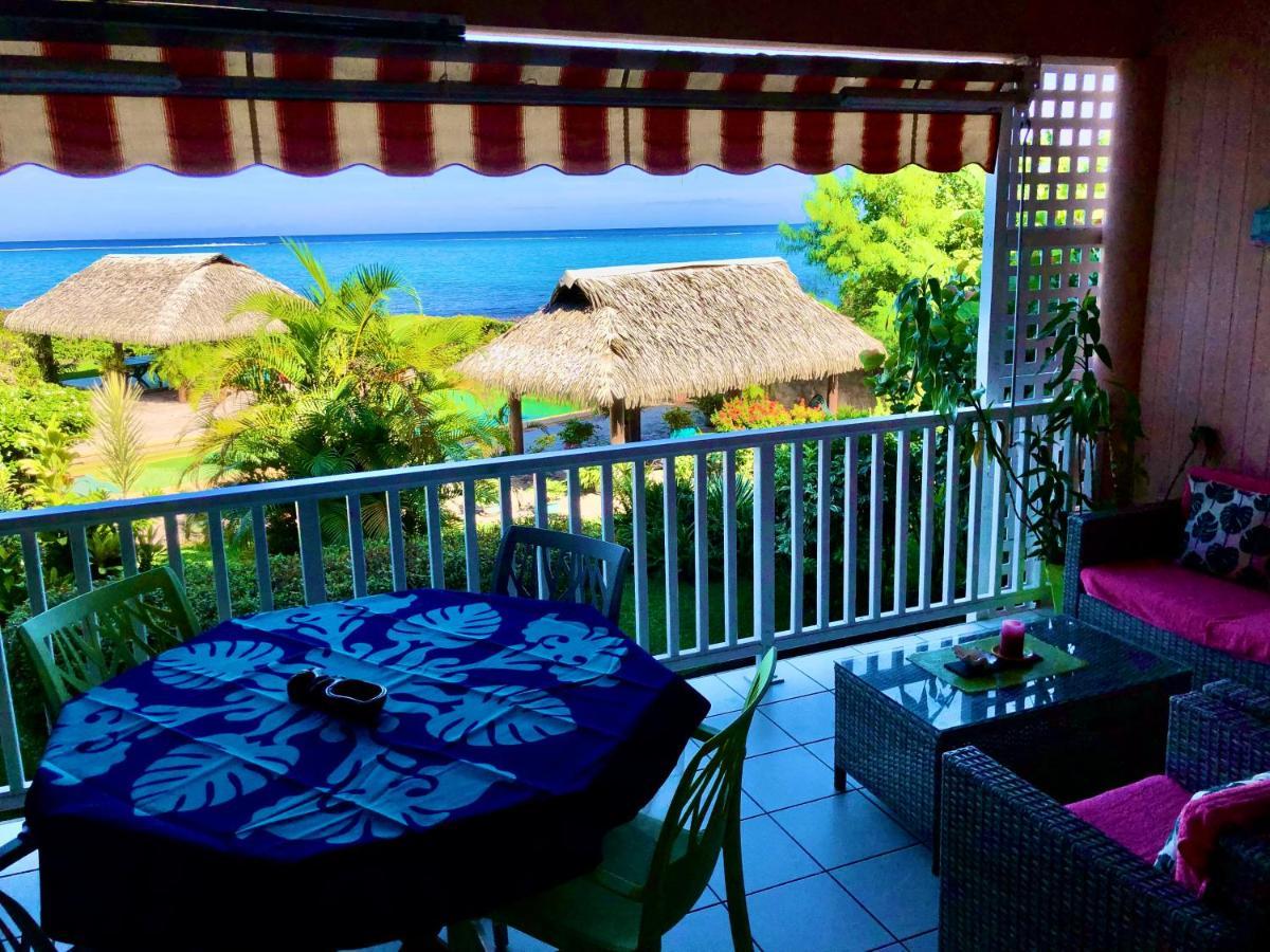 Superbe Bord De Mer, Acces Lagon Et Piscine Privee Paea Esterno foto
